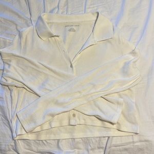 American Eagle button down top with collar